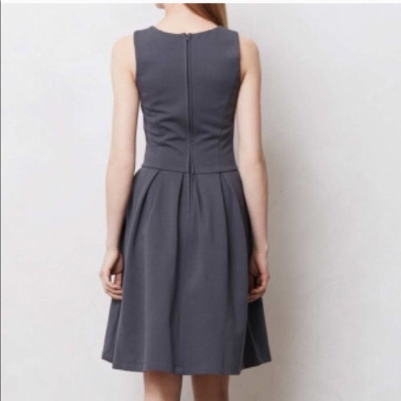 Anthropologie Bordeaux Minerve Swing Dress-Size Small-Thick Material - Picture 2 of 7